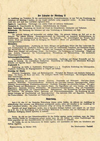 Angebotsbroschüre von 1910